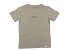 Mads Nørgaard t-shirt Thorlino roasted cashew embroidery